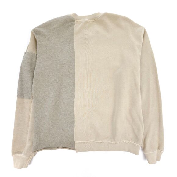 NEW John Elliott Reconstructed Vintage Crew Fleece Sweatshirt Washed Clay Grunge - Picture 6 of 10